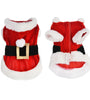 Santa Christmas Costume Clothes for Pet Small Dogs Winter Dog Hooded Coat Jackets Puppy Cat Clothing Chihuahua Yorkie Outfit